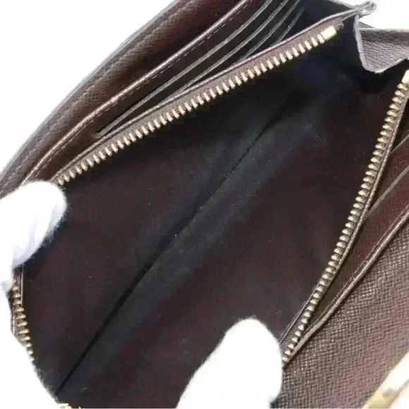 Authentic LOUIS VUITTON Portefeuille Sistina large Wallet Damier Ebene w/COA - Picture 11 of 15